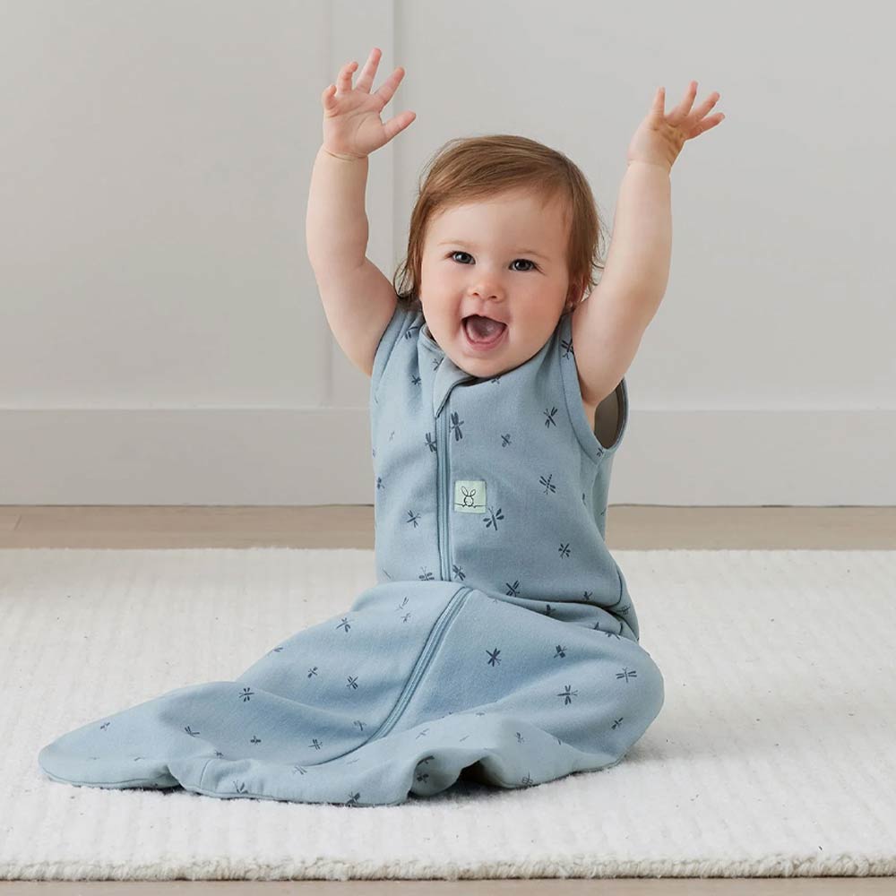 Ergopouch 1.0 TOG Jersey Sleeping Bag (3-12m) - Dragon Flies Blue