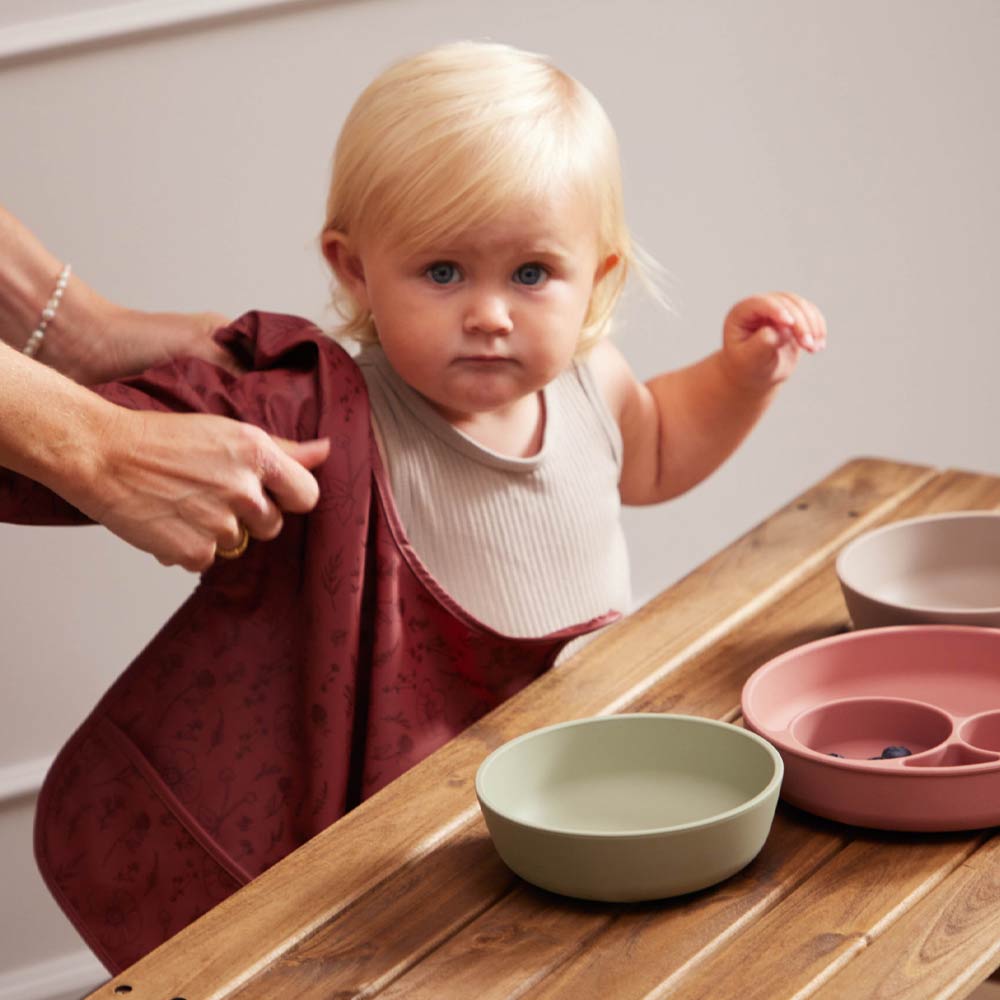 Filibabba Bib with Sleeves - Fall Flowers