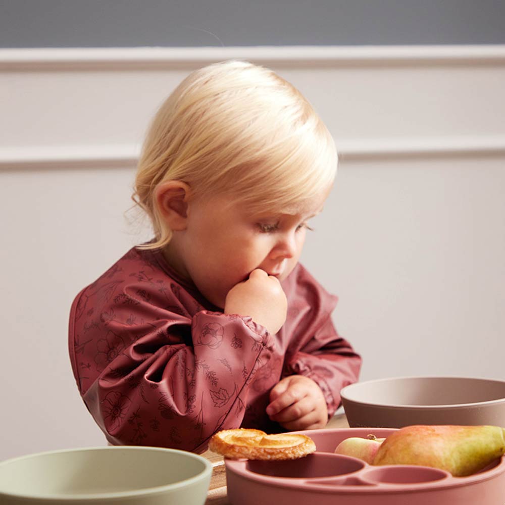 Filibabba Bib with Sleeves - Fall Flowers