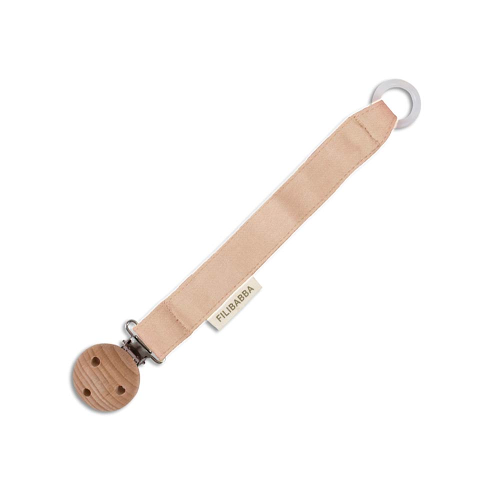 Filibabba Moments Pacifier Holder - Blush
