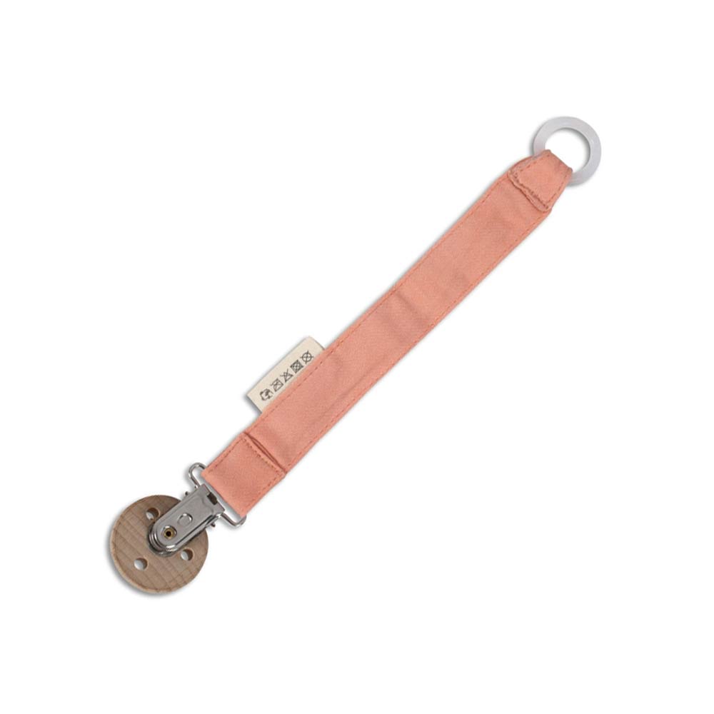 Filibabba Moments Pacifier Holder - Coral