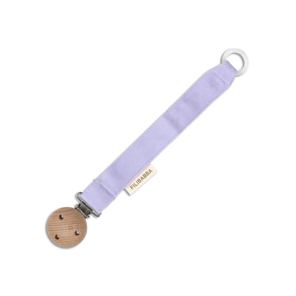 Filibabba Moments Pacifier Holder - Fresh Violet