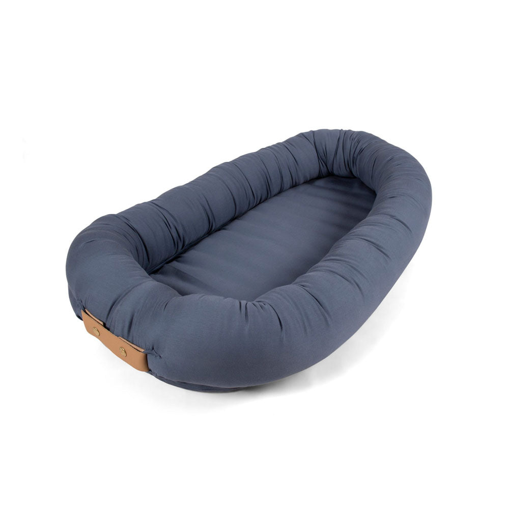 Filibabba Premium Kapok Babynest (0m+) - Muddly Blue