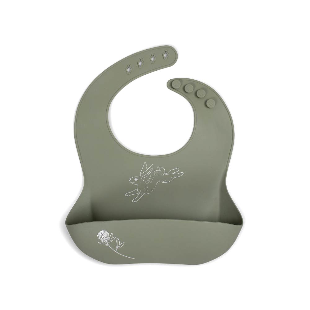 Filibabba Silicone Bib - Hare