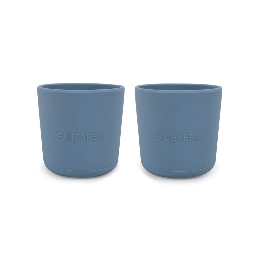 Filibabba Silicone Cup (6m+) - Powder Blue