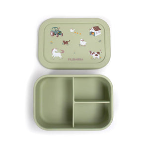 Filibabba Silicone Lunchbox - Bog Green