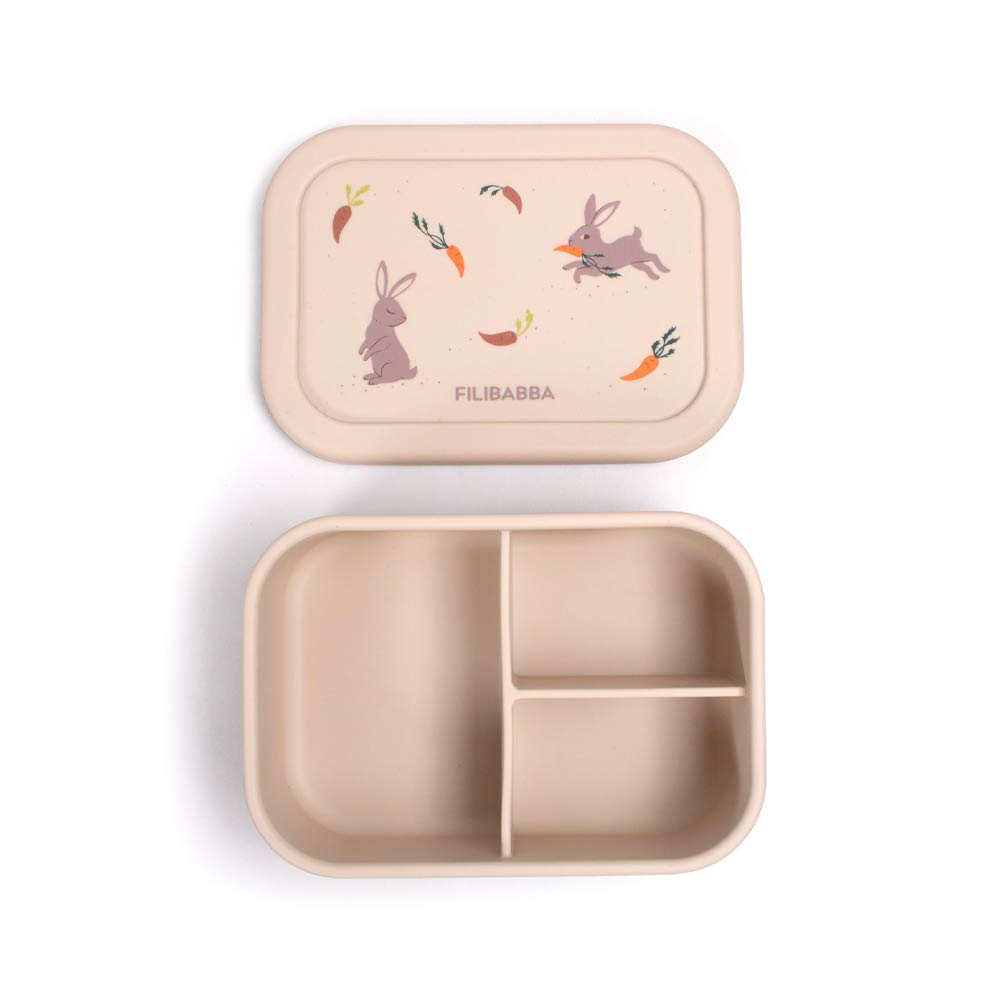Filibabba Silicone Lunchbox - Toasted Almond