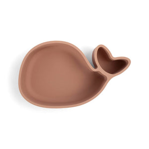 Filibabba Silicone Snack Box Whale - Misty Rose