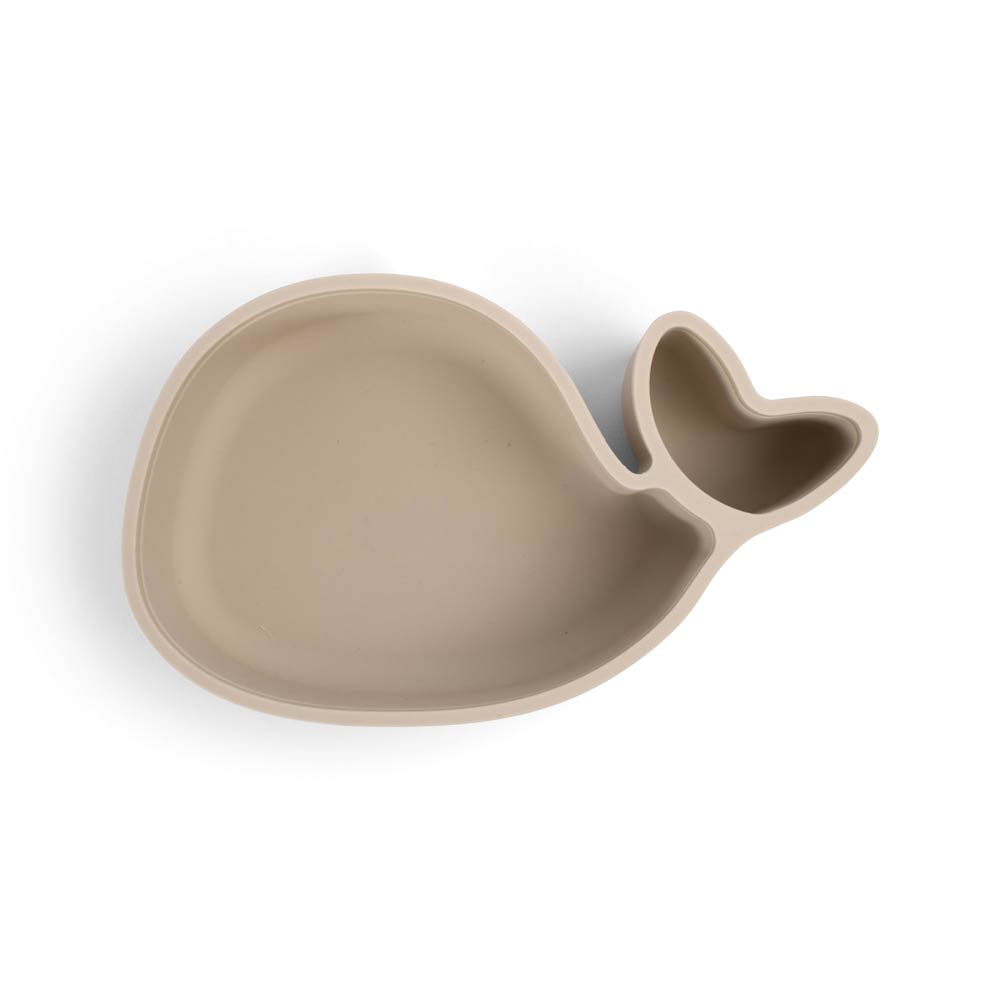 Filibabba Silicone Snack Box Whale - Toasted Almond