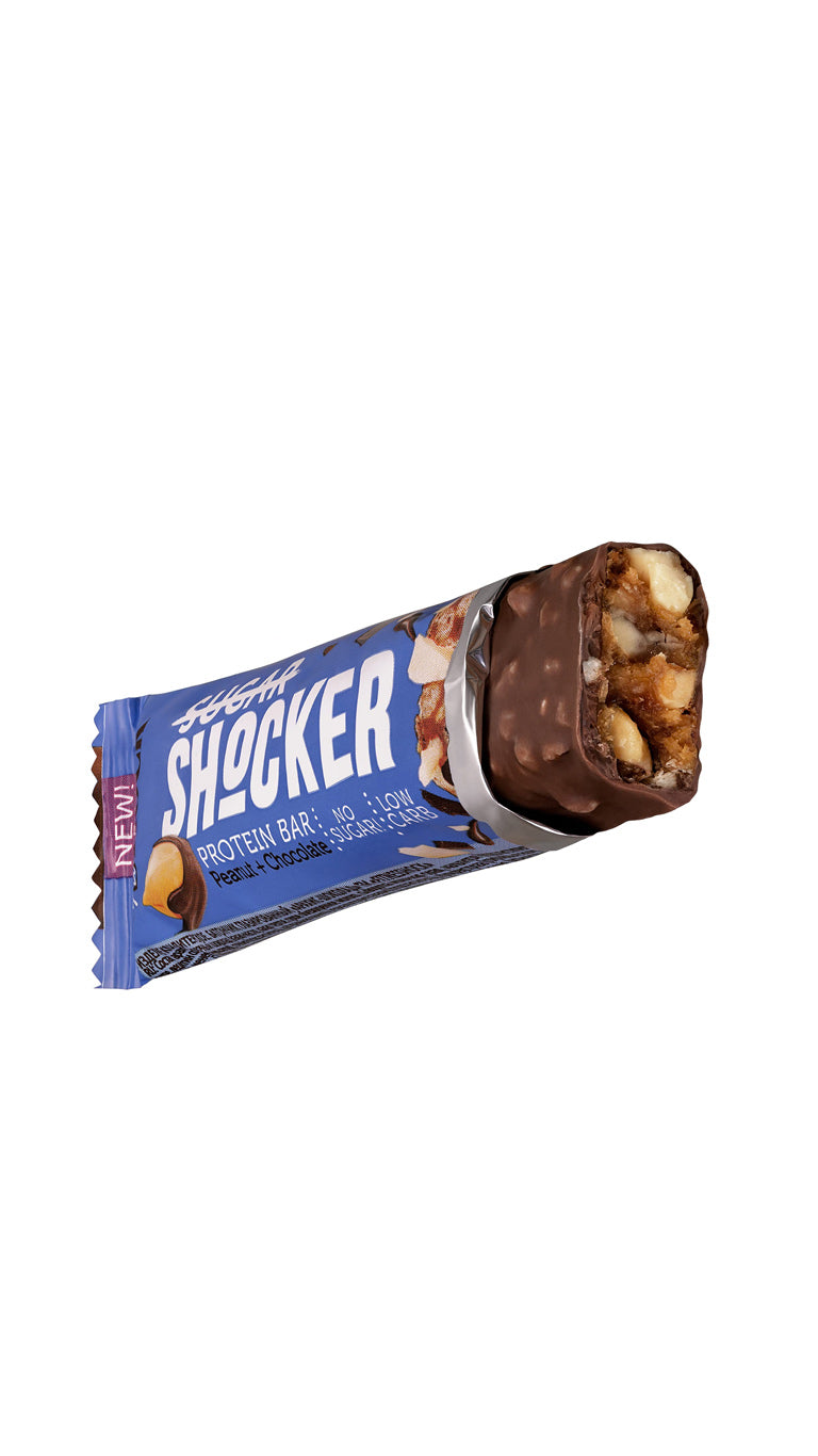 Fitness Shock Shocker Peanut  Chocolate Protein Bar - 35g