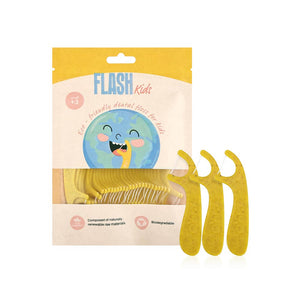 Flash Kids Dental Floss (3Yrs+) - 30 Pcs