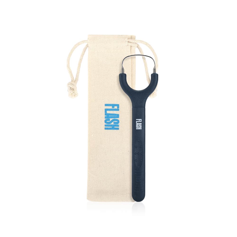 Flash Tongue Scraper Dark Blue