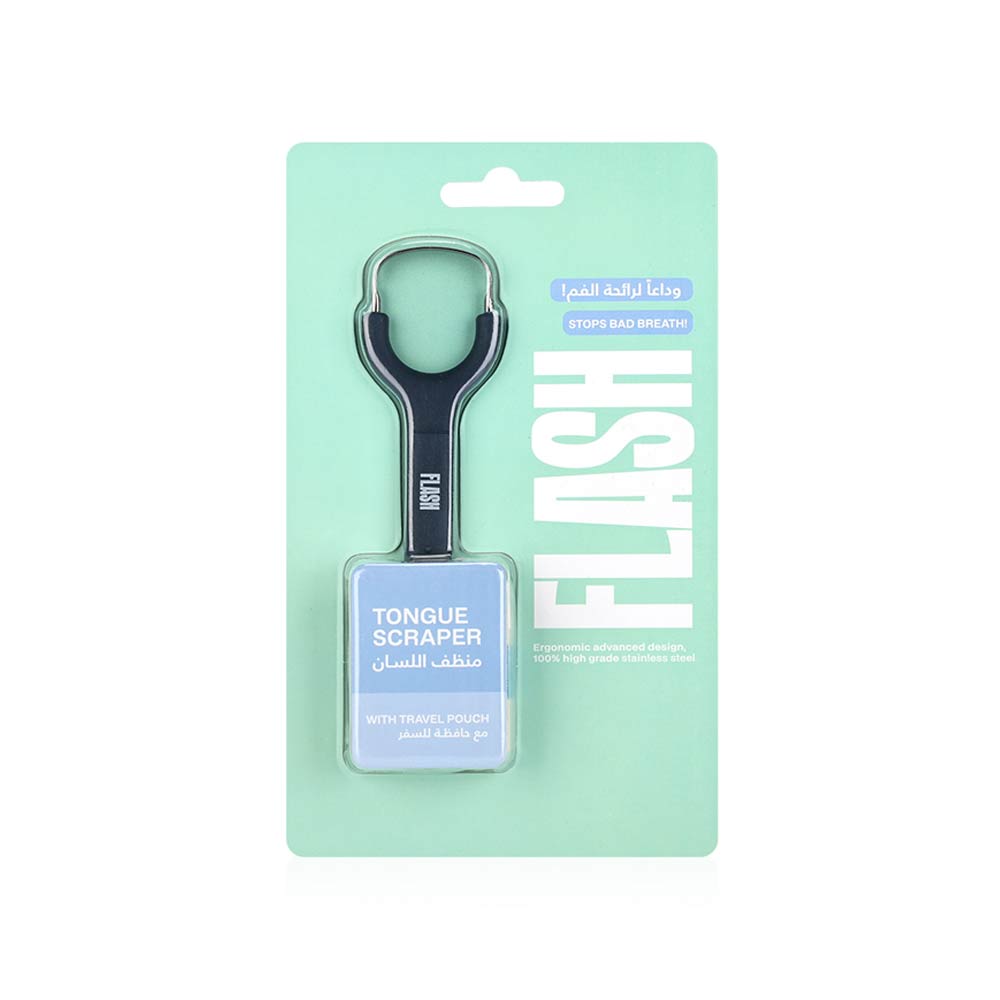 Flash Tongue Scraper Dark Blue