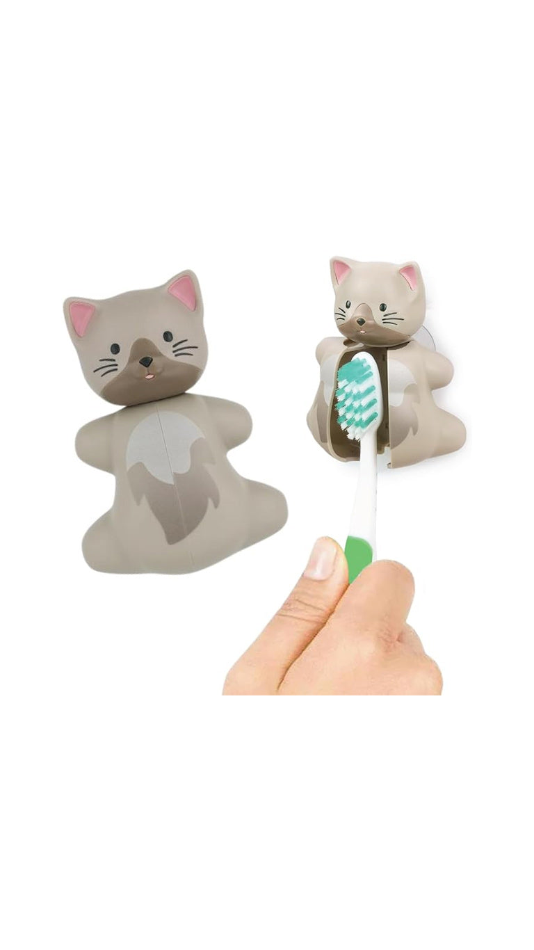 Flipper Toothbrush Holder -  Cat