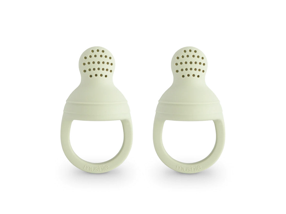 Mushie Silicone Fresh Food Feeder Sage - Pack of 2