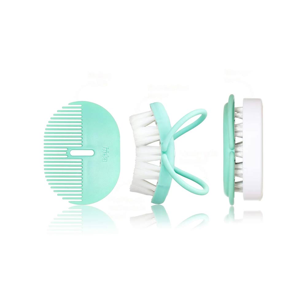 Fridababy Head-Hugging Hair Brush + Comb Set