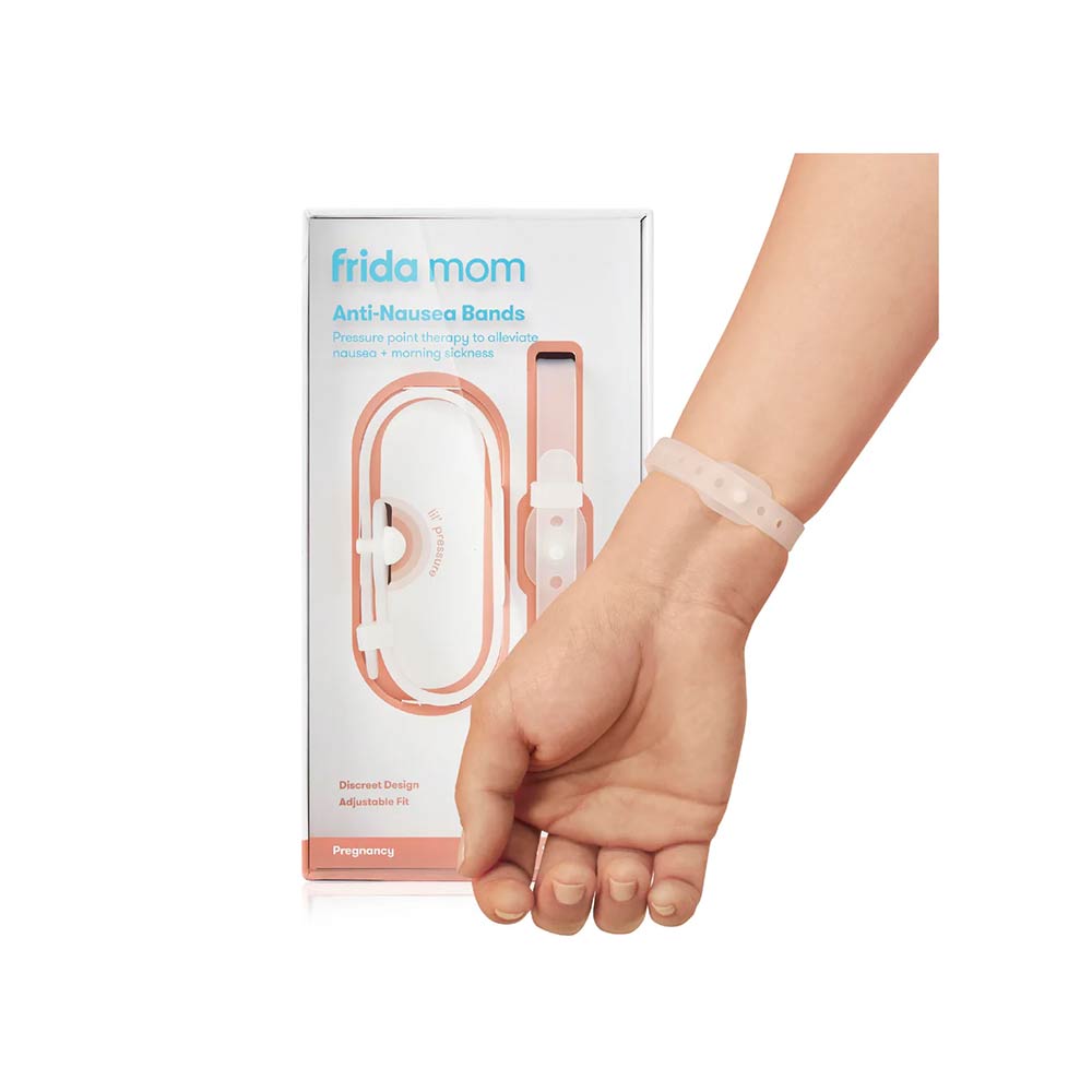 Fridamom Anti-Nausea Acupressure Bands with Case - 2 Bands