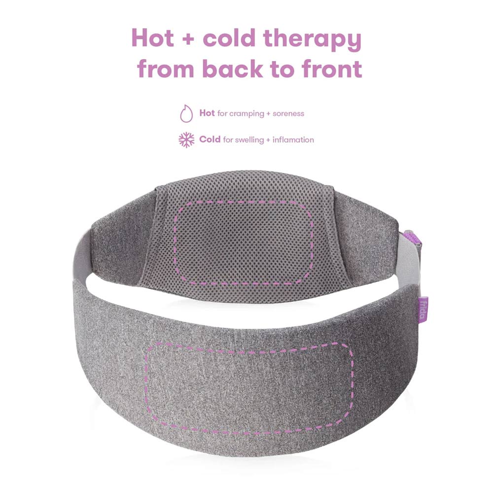Fridamom C-Section Recovery Belly Band with 2 Hot + Cold Packs
