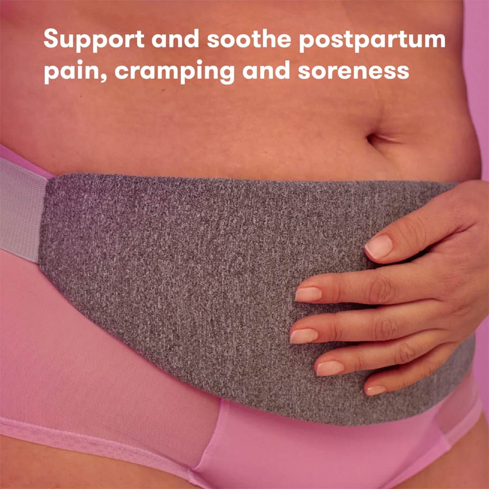 Fridamom C-Section Recovery Belly Band with 2 Hot + Cold Packs
