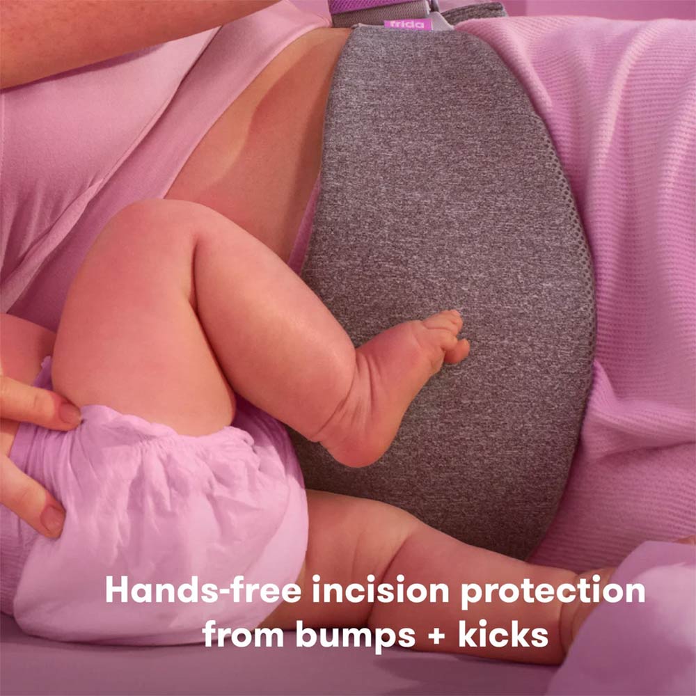 Fridamom C-Section Recovery Belly Band with 2 Hot + Cold Packs