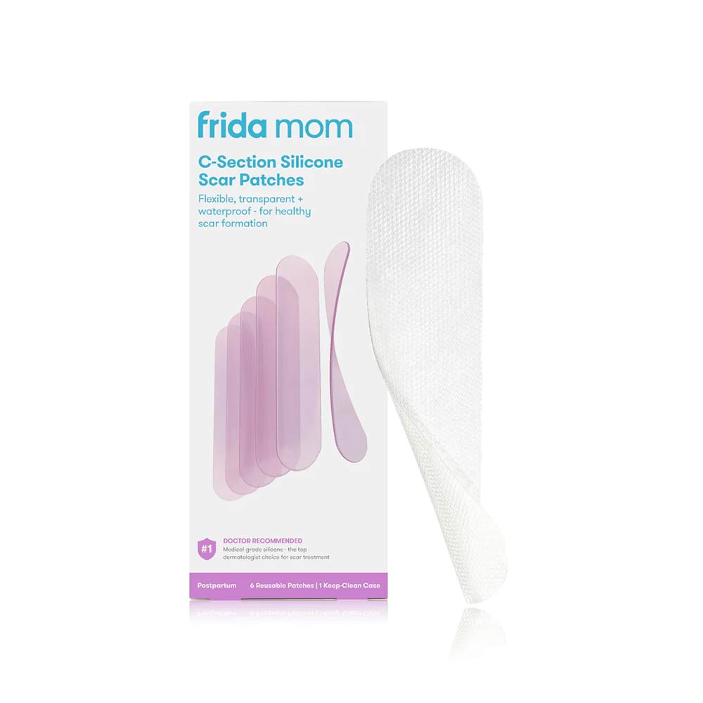 Fridamom C-Section Silicone Scar Reusable Patches - 6 Patches