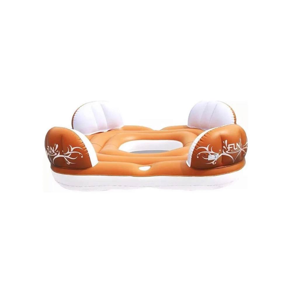 Fun Giant Floating Lounge Orange