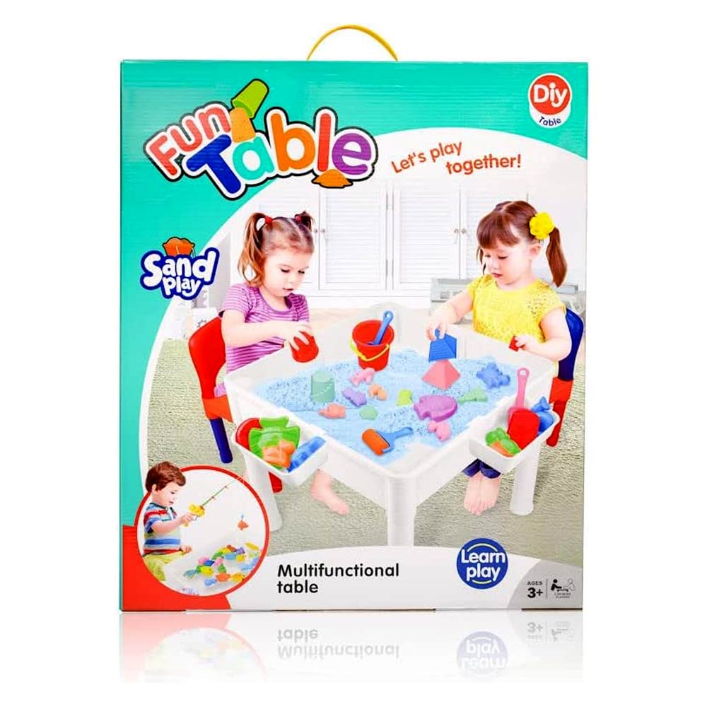 Fun Table Multifunctional Sand & Fishing Table (3Yrs+)