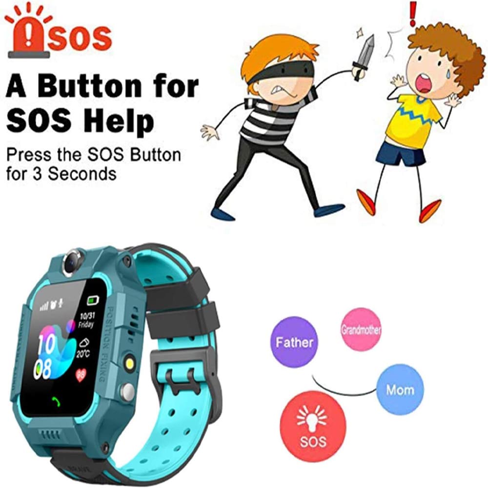 Children's Smart Watch (4-12Yrs) - Green