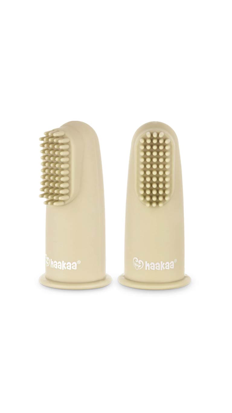 Haakaa Textured Silicone Finger Toothbrush Cream