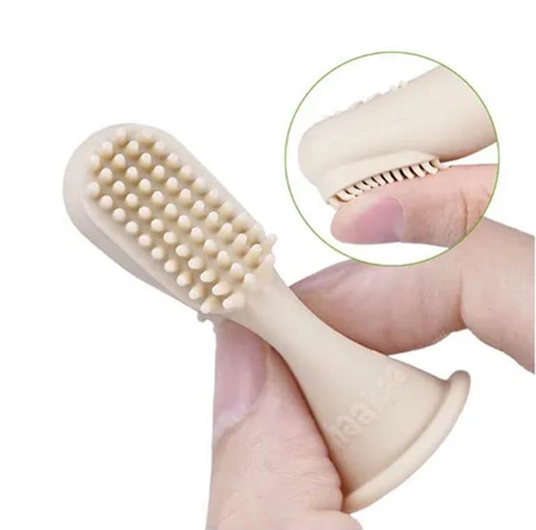 Haakaa Textured Silicone Finger Toothbrush Cream