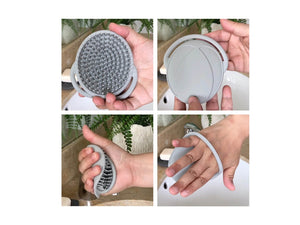 HaakaaSiliconeShampooBrushGray2
