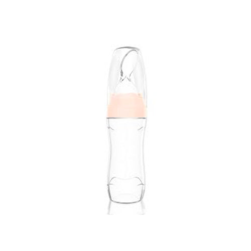 Haakaa Silicone Baby Food Dispensing Spoon - Peach