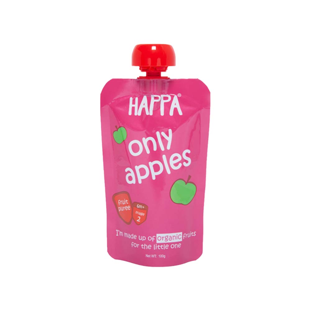 Happa Organic Puree (6m+) Apple - 100g