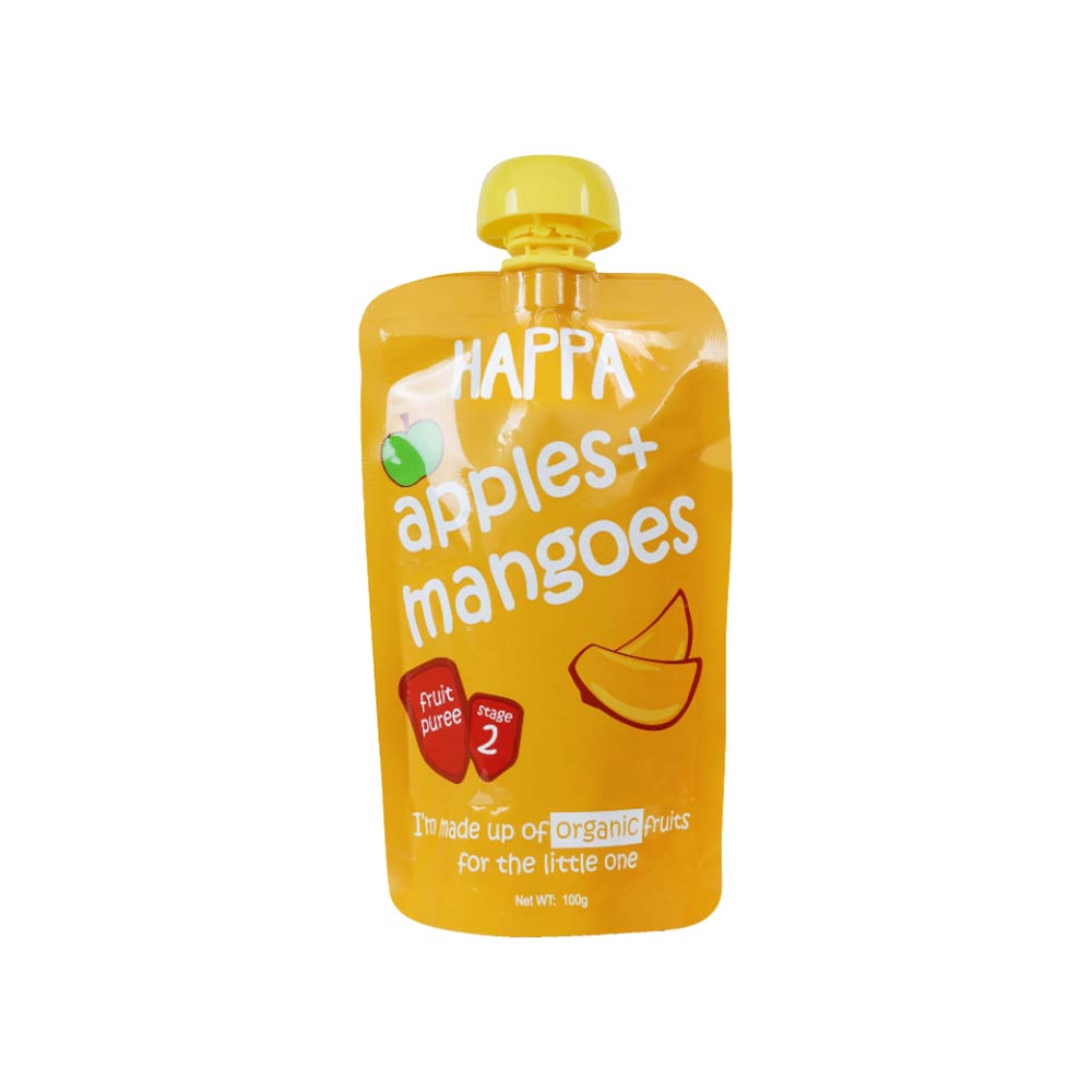Happa Organic Puree (6m+) Apple & Mango - 100g