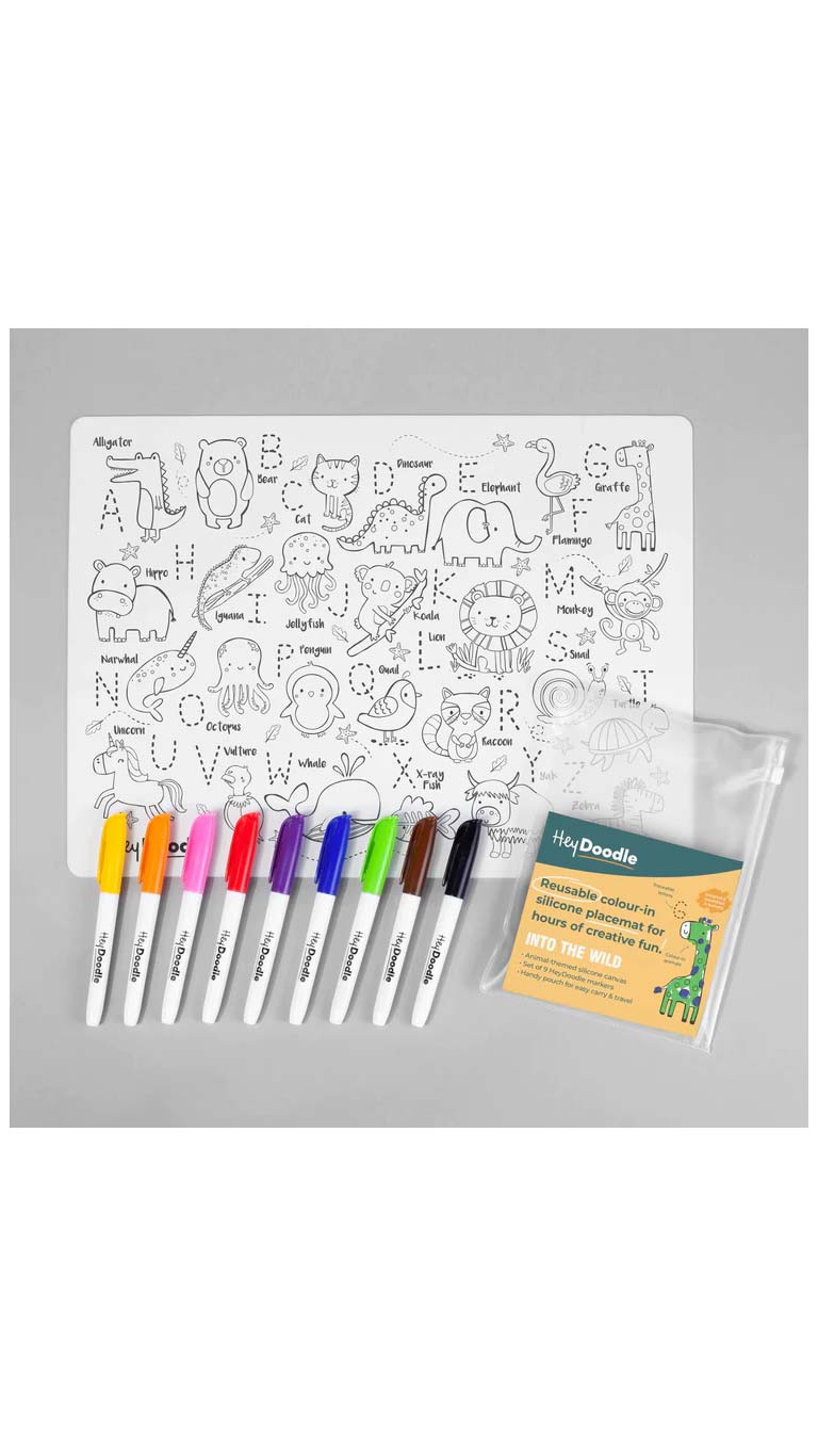 HeyDoodleColouringMatIntoTheWild
