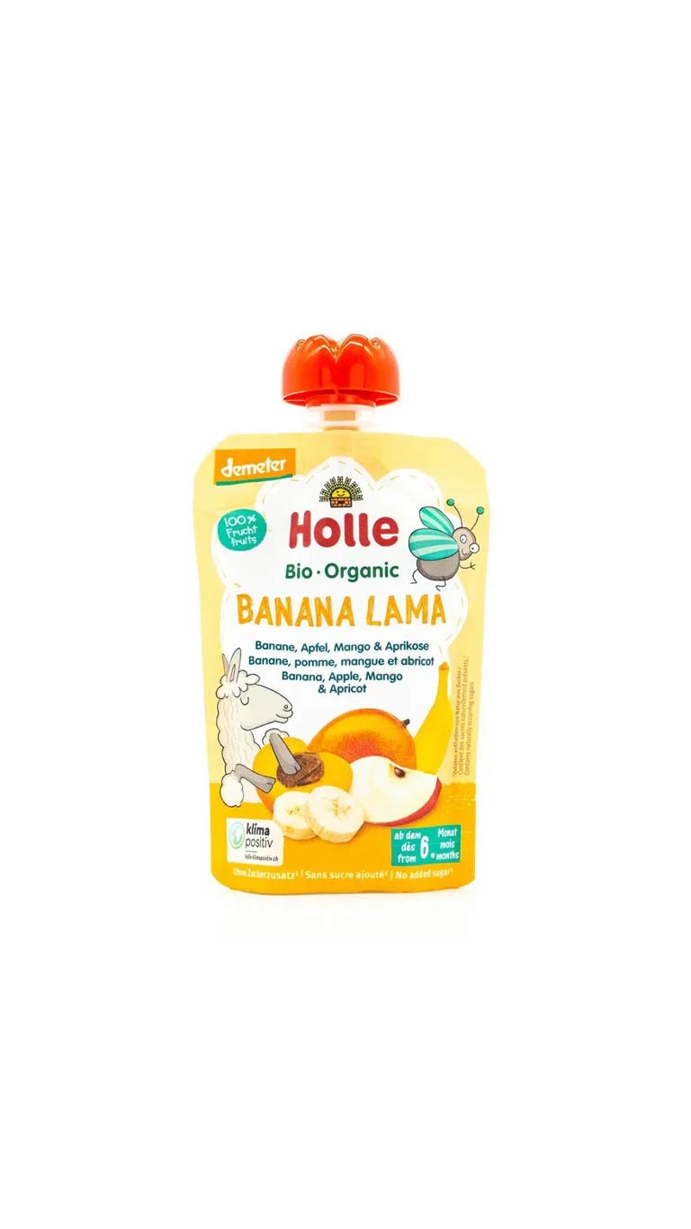 Holle Organic Fruit Puree - Banana Lama (6m) - 100g