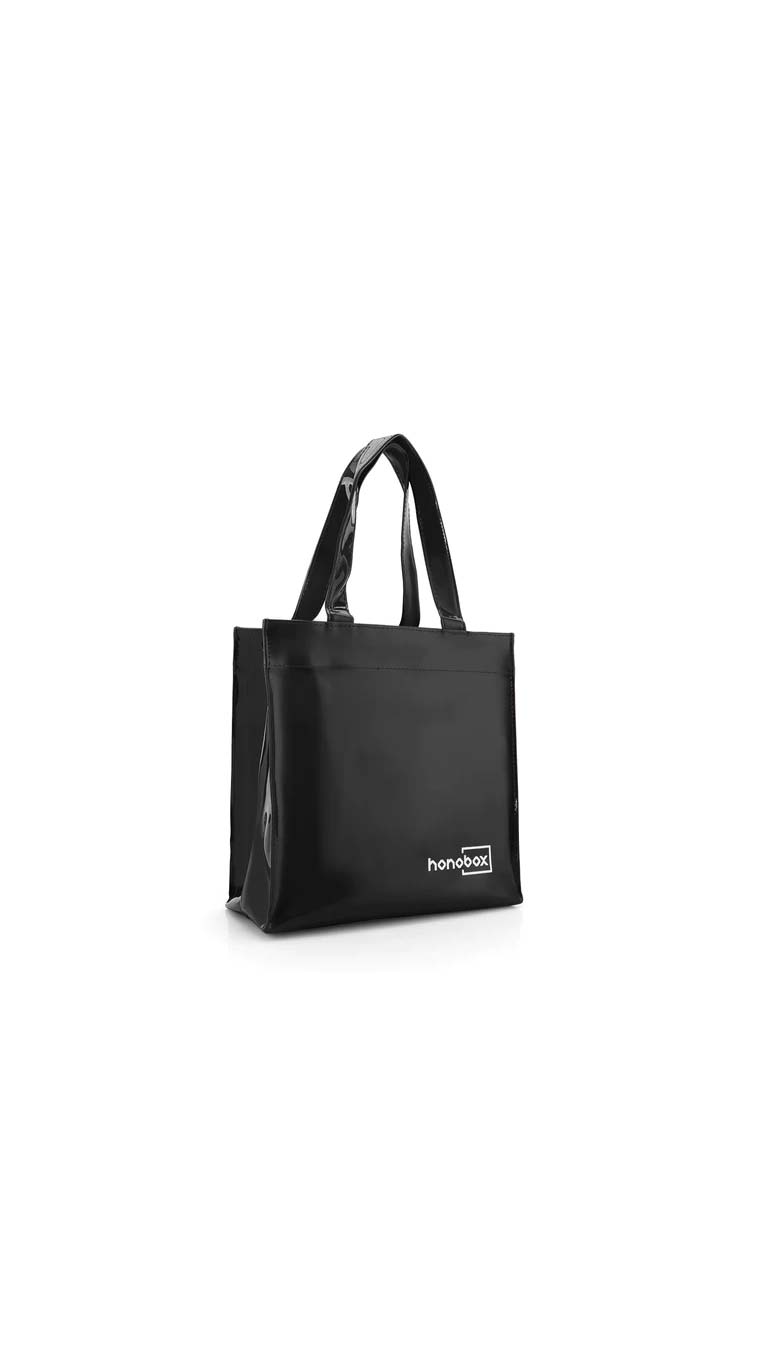 HonoboxShinysmallLunchBagCharcol1