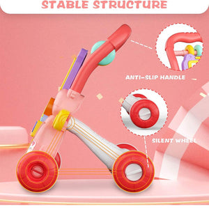 Huanger 2-In-1 Baby Music Walker - Pink