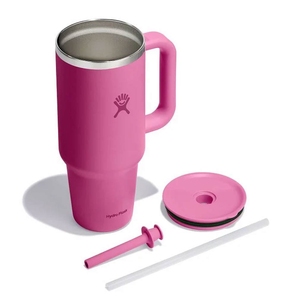 Hydro Flask Insulated Travel Tumbler with Handle & Straw 1.18Ltr - Reef