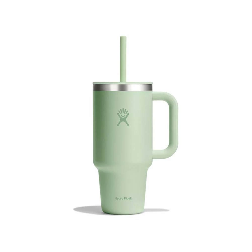Hydro Flask Insulated Travel Tumbler with Handle & Straw 946ml - Aloe