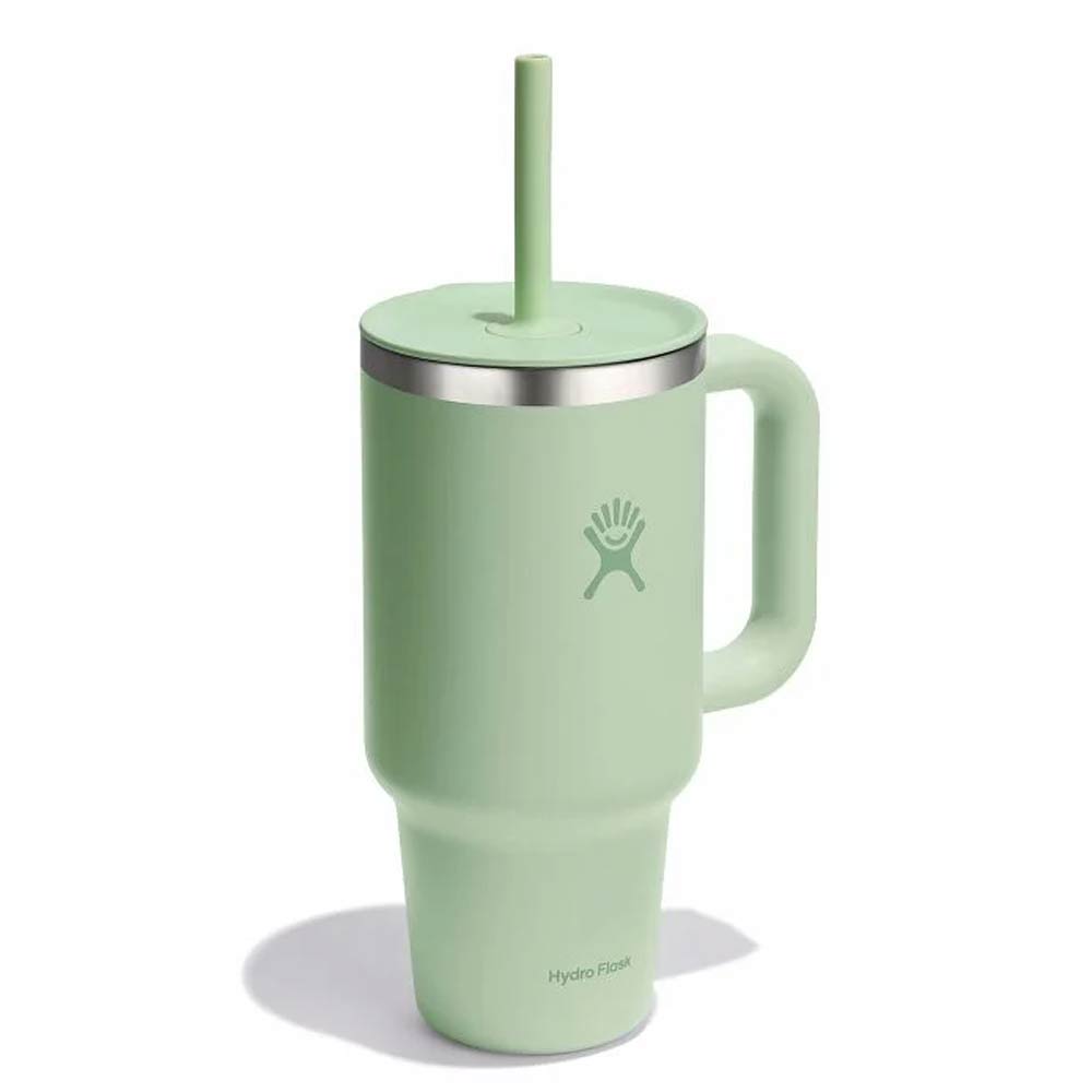 Hydro Flask Insulated Travel Tumbler with Handle & Straw 946ml - Aloe