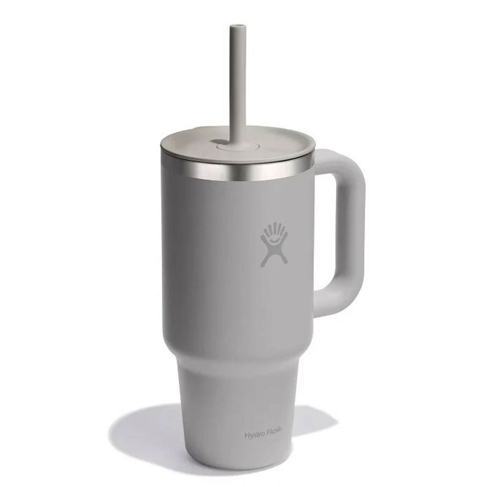 Hydro Flask Insulated Travel Tumbler with Handle & Straw 946ml - Birch