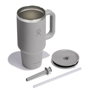 Hydro Flask Insulated Travel Tumbler with Handle & Straw 946ml - Birch