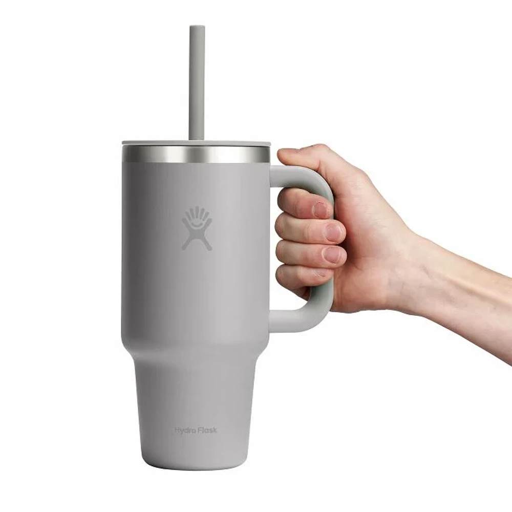 Hydro Flask Insulated Travel Tumbler with Handle & Straw 946ml - Birch