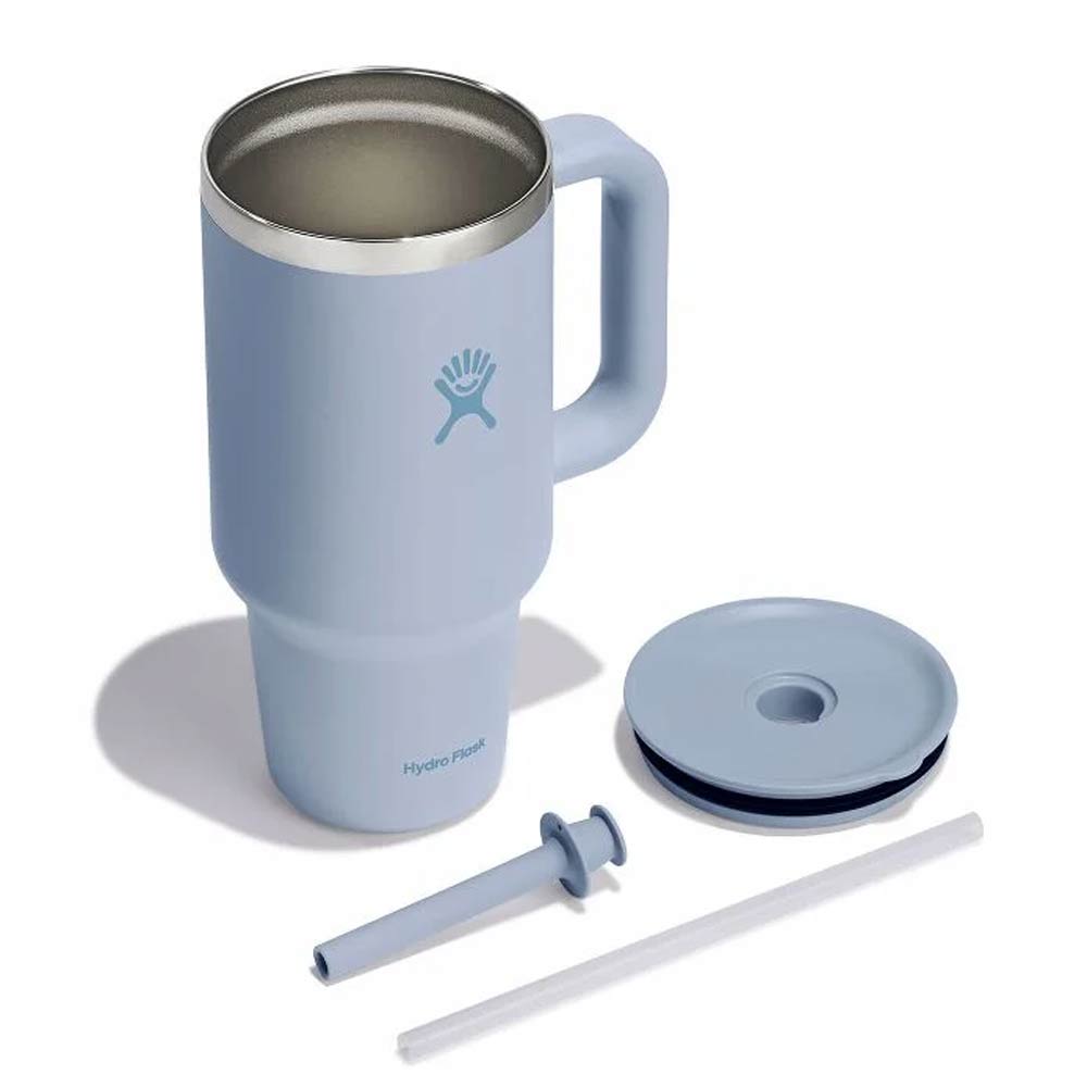 Hydro Flask Insulated Travel Tumbler with Handle & Straw 946ml - Surf