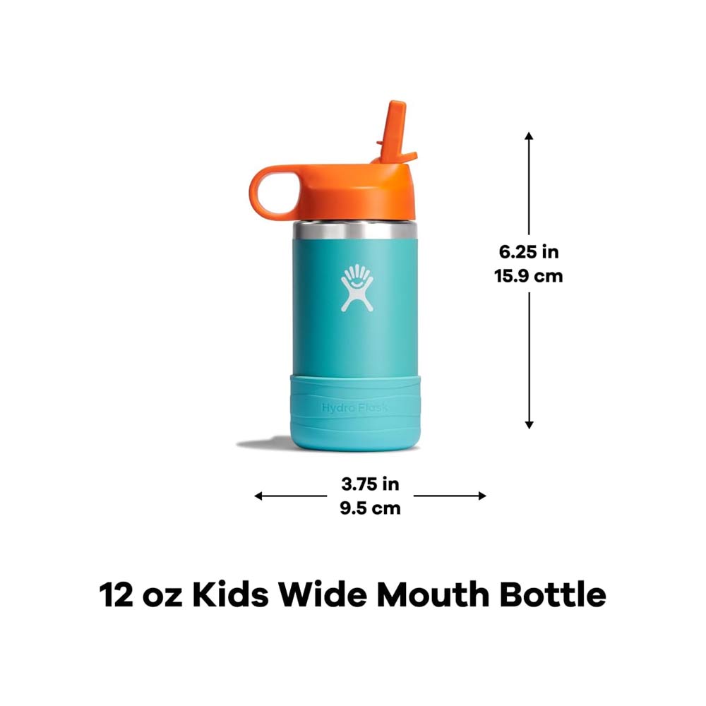 Hydro Flask Kids Wide Mouth with Straw Lid 354ml - Seaspray