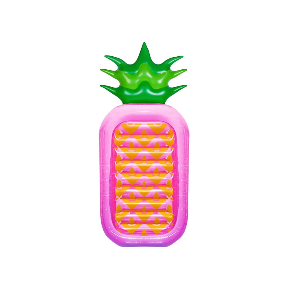 Inflatable Large Pool Bed - Pink Pineapple