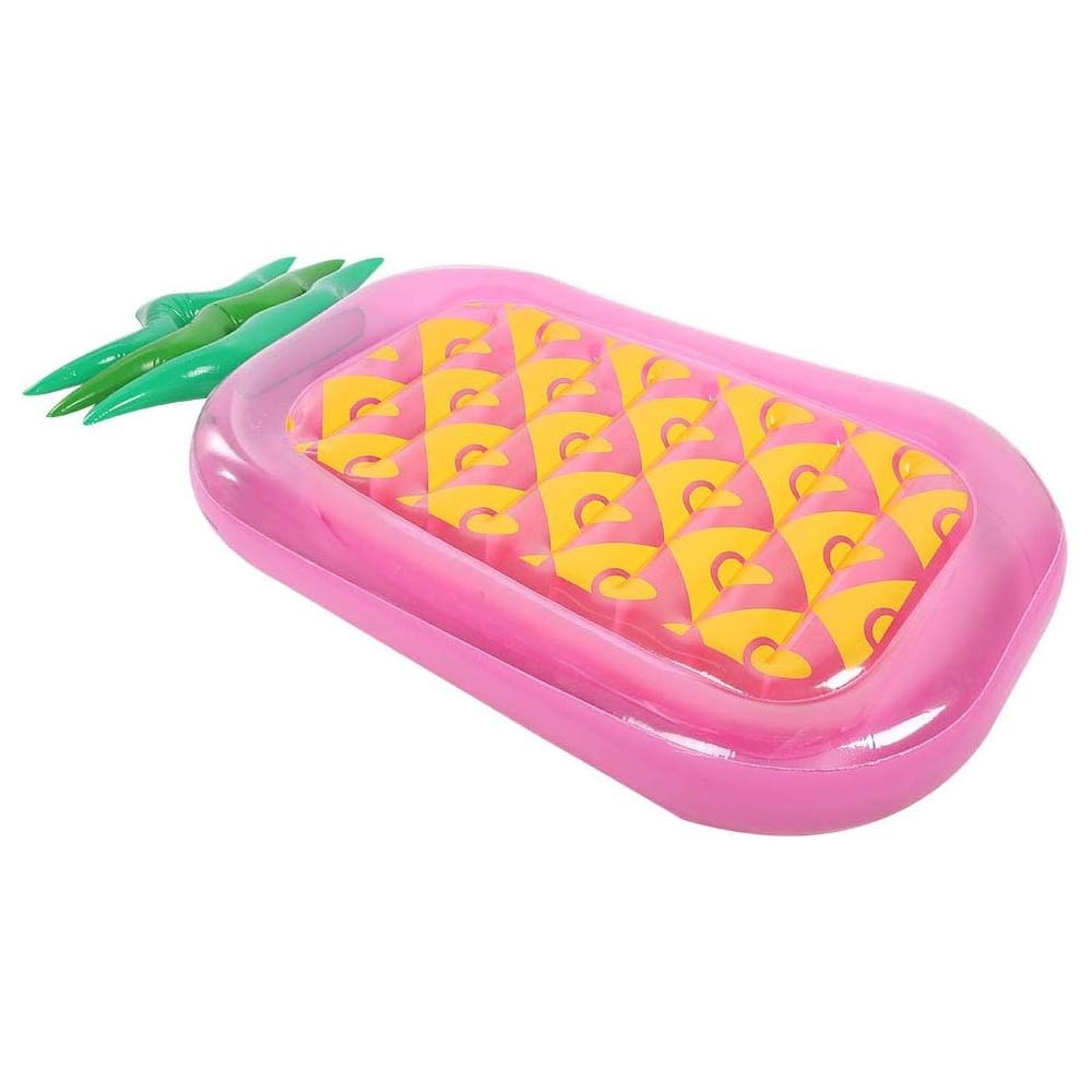 Inflatable Large Pool Bed - Pink Pineapple