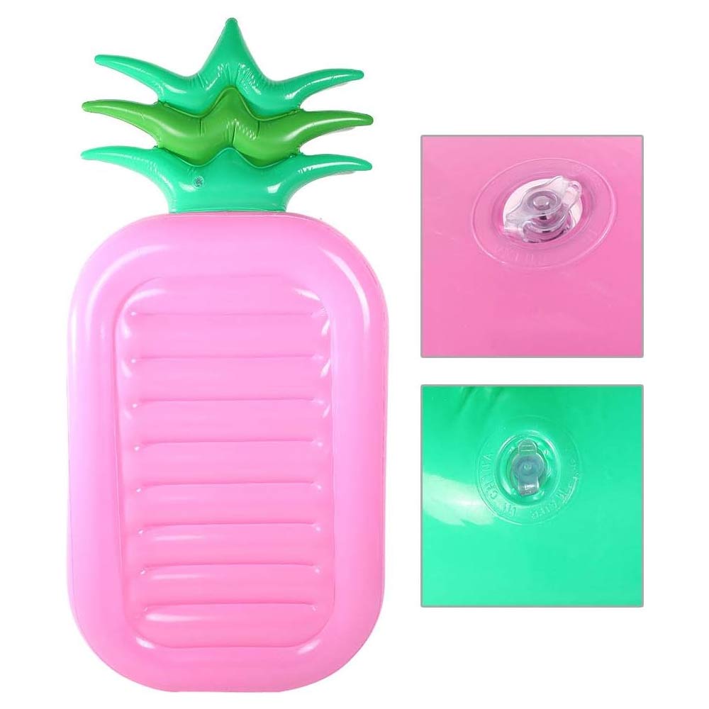 Inflatable Large Pool Bed - Pink Pineapple
