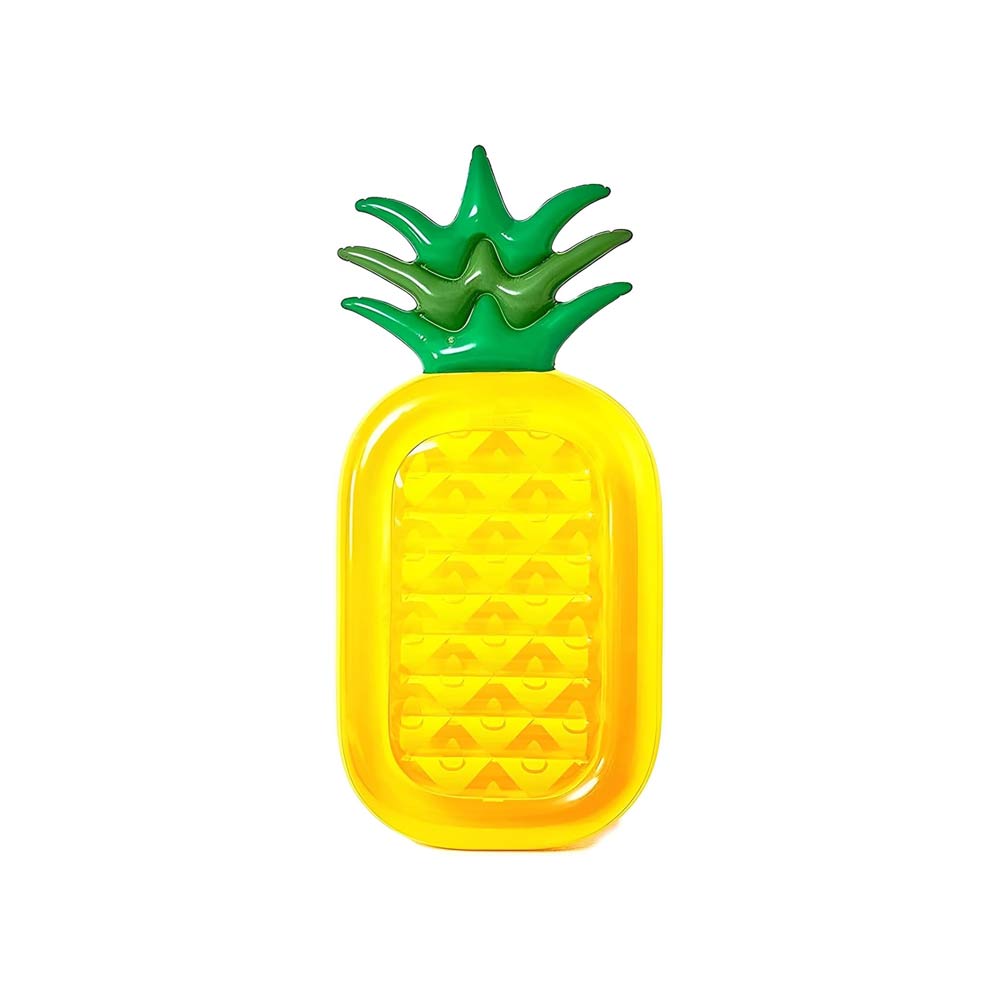 Inflatable Large Pool Bed - Yellow Pineapple